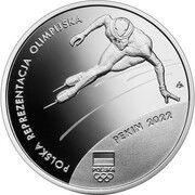 10 Zlotys Polish Olympic Team – Beijing 2022, Poland, 2022 reverse image