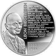 10 Zlotys Leon Biegeleisen, Poland, 2022 reverse image