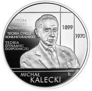 10 Zlotys Michał Kalecki, Poland, 2022 reverse image