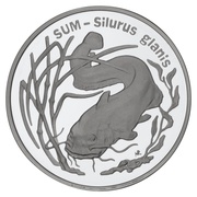 20 Zlotys Sum (Silurus glanis), Poland, 1995 reverse image