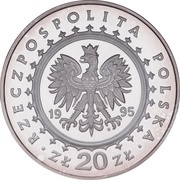 20 Zlotys Pałac Królewski w Łazienkach obverse image