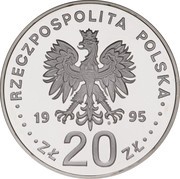 20 Zlotys 75th Anniversary of Battle of Warsaw obverse image