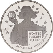 20 Zlotys Mikołaj Kopernik - ECU, Poland, 1995 reverse image