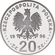 20 Zlotys 1000th anniversary of Gdańsk obverse image