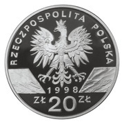 20 Zlotys Ropucha Paskówka (Bufo calamita) obverse image