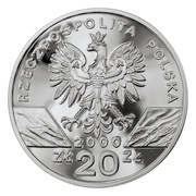 20 Zlotys Dudek (Upupa epops) obverse image