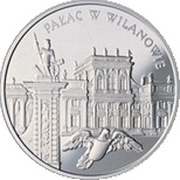 20 Zlotys Pałac w Wilanowie, Poland, 2000 reverse image