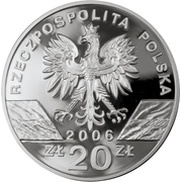 20 Zlotys Świstak (Marmota marmota) obverse image