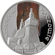 20 Zlotys Kościół w Haczowie, Poland, 2006 reverse image