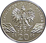 20 Zlotys Foka szara (Halichoerus grypus) obverse image
