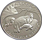 20 Zlotys Foka szara (Halichoerus grypus), Poland, 2007 reverse image