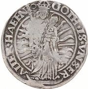 ¼ Daalder "Batzelaar" - Margaretha van Brederode, Belgium, 1557-1577 reverse image