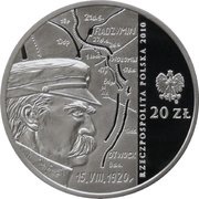 20 Zlotys Battle of Warsaw obverse image