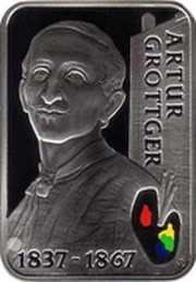 20 Zlotys Artur Grottger, Poland, 2010 reverse image