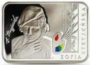 20 Zlotys Zofia Stryjeńska, Poland, 2011 reverse image