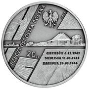 20 Zlotys Poles rescuing the Jews obverse image