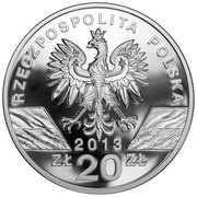 20 Zlotys Kangaroo – Red-Necked Wallaby obverse image