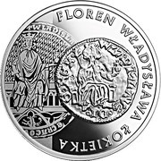 20 Zlotys Florin of Władysław I the Elbow-high, Poland, 2015 reverse image