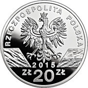 20 Zlotys Pszczoła miodna (Apis mellifera) obverse image