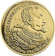 20 Zlotys 100 Ducats of Sigismund Vasa, Poland, 2017 reverse image