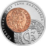 20 Zlotys ‘boratynka’, ‘tymf’ of John Casimir Vasa, Poland, 2018 reverse image
