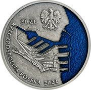 20 Zlotys 100th Anniversary of the Port of Gdynia obverse image