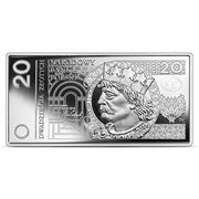 20 Zlotys Banknotes in Circulation in Poland, Poland, 2022 reverse image