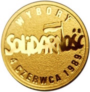 25 Zlotys General elections of 4 June 1989, Poland, 2009 reverse image