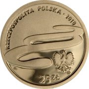 25 Zlotys 25th Anniversary of the Establishing of the Constitutional Tribunal Activity obverse image