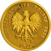25 Zlotys Beatification of John Paul II obverse image