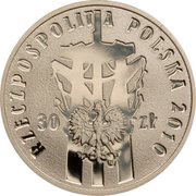 30 Zlotys Polish August of 1980 obverse image