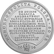 50 Zlotys Ludovicus Hungarus obverse image