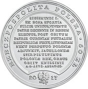 50 Zlotys Sigismundus Augustus obverse image
