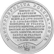 50 Zlotys Henricus Valesius obverse image
