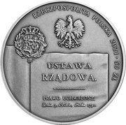 50 Zlotys 230th Anniversary of the Constitution of 3 May 1791 – the magnum opus of the revived Polish - Lithuanian Commonwealth obverse image