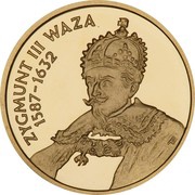 100 Zlotys Sigismund III Vasa, Poland, 1998 reverse image
