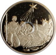 25 Diners Nativity, Andorra, 2001 reverse image