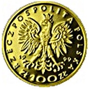 100 Zlotys Władysław IV Vaza obverse image