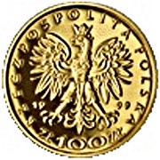 100 Zlotys Sigismund II Augustus obverse image