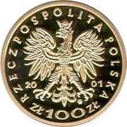 100 Zlotys Ladislaus I the Elbow-high obverse image