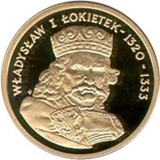 100 Zlotys Ladislaus I the Elbow-high, Poland, 2001 reverse image