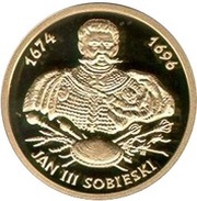 100 Zlotys Jan III Sobieski, Poland, 2001 reverse image