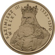 100 Zlotys Casimir III the Great reverse image
