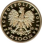 100 Zlotys Ladislaus III Jagiellon obverse image