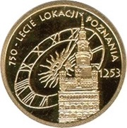 100 Zlotys Poznań, Poland, 2003 reverse image