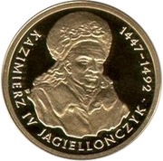 100 Zlotys Casimir IV Jagiellon, Poland, 2003 reverse image
