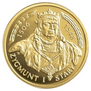 100 Zlotys Sigismund I the Old, Poland, 2004 reverse image