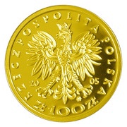 100 Zlotys August II the Strong obverse image