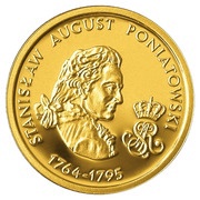 100 Zlotys Stanisław August Poniatowski, Poland, 2005 reverse image