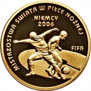 100 Zlotys World Cup 2006, Poland, 2006 reverse image
